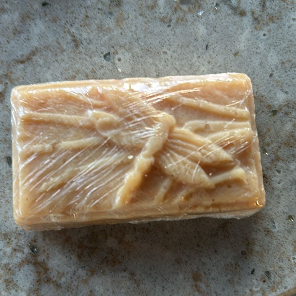 Three Hand Made Goat Milk Modled Scented Soaps- Rose Sandalwood/Vanilla Honey